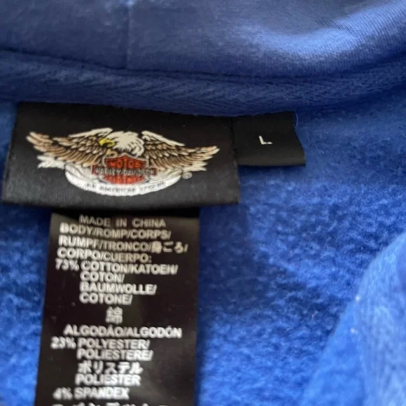 Harley Davidson zip up - Picture 4 of 6